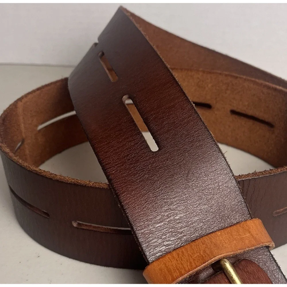 CAbi Here or There Leather Belt Brown 2